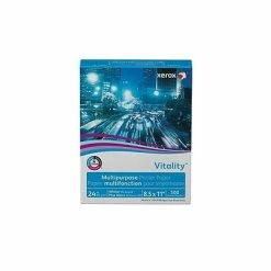 Budget 😀 Xerox® Laser Paper Xerox Vitality 8.5" X 11" Multipurpose Paper, 24 Lbs., 92 Brightness, 500 Sheets/Ream (3R02531) 😀