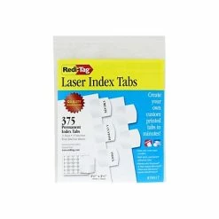Best reviews of ⭐ Redi Tag Redi-Tag Laser Tabs, White, 1.13" Wide, 375/Pack (39017) ⌛