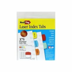 Cheapest 👏 Redi Tag Redi-Tag Laser Tabs, Assorted Colors, 1.13" Wide, 375/Pack (39020) 👏
