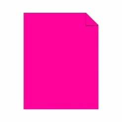 New 🎁 Copy & Printer Paper Neenah Paper Astrobrights 65 Lb. Cover Paper, 8.5" X 11", Fireball Fuchsia, 2000 Sheets/Case (22881) ⌛