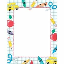 Discount 🛒 Great Papers® Stationery Collection Great Papers® School Stuff Letterhead 80 Sheets 🎉