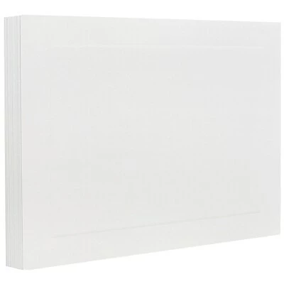 Best reviews of 🤩 Jam Notecards JAM Paper® Blank Note Cards, A2 Size, 4.5 X 5.5, White Panel, 50/pack (175976i) 🎉 - Image 2