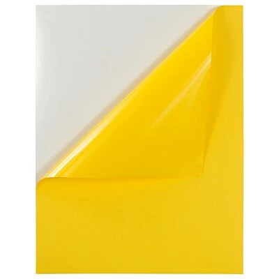 Best deal 😉 JAM Paper® Shipping Labels, Full Page, 8 1/2 X 11 Sticker Paper, Yellow, 10/Pack (337628610) 👏 - Image 3