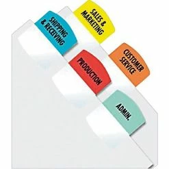 Brand new 👍 Redi Tag Redi-Tag® Laser And Inkjet Printer Tabs Refill, Assorted Colors, 1 1/8", 100/Pack (33120) 🎉