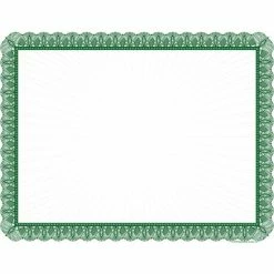 Buy 🔥 Masterpiece Studios Great Papers® Certificates Great Papers® 24 Lb. Green Value Certificates, 100/Pack ❤️