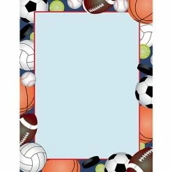 Cheap 🔥 Great Papers® Stationery Collection Great Papers! Team Sports Letterhead 8.5x11, 80 Count 2015030 🌟