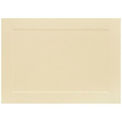 Brand new 🔥 Jam Notecards JAM Paper® Blank Note Cards, 4bar Size, 3 1/2 X 4 7/8, Ivory Panel, 50/pack (175964i) ❤️