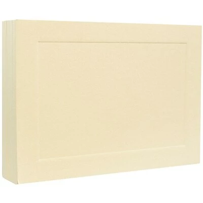 Brand new 🔥 Jam Notecards JAM Paper® Blank Note Cards, 4bar Size, 3 1/2 X 4 7/8, Ivory Panel, 50/pack (175964i) ❤️ - Image 2