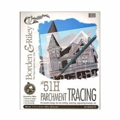 Brand new 👍 Borden & Riley Borden And Riley #51H Parchment Tracing Paper 11 In. X 14 In. Pad Of 50 (51HP111450) 💯