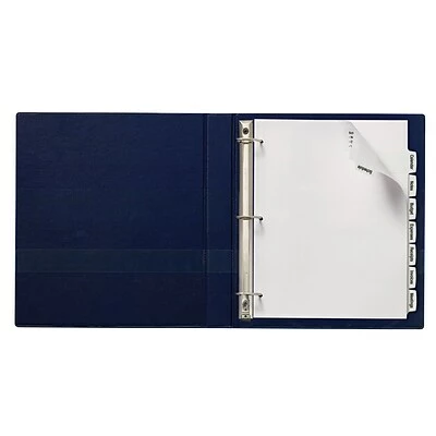 Best Pirce 😍 Binder Accessories Avery Large Printable Big Tab Paper Label Dividers, 8 Tabs, White, 4 Sets/Pack (14439) ❤️ - Image 3