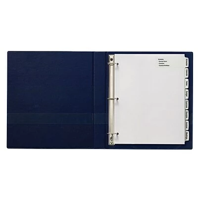 Best Pirce 😍 Binder Accessories Avery Large Printable Big Tab Paper Label Dividers, 8 Tabs, White, 4 Sets/Pack (14439) ❤️ - Image 4