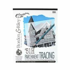 Buy 🤩 Borden & Riley Borden And Riley #51H Parchment Tracing Paper 14 In. X 17 In. Pad Of 50 (51HP141750) 👍