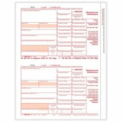 Best Pirce 💯 Tax Forms ComplyRight 1099-DIV Copy A Tax Form, 50/Pack (513050) ⌛