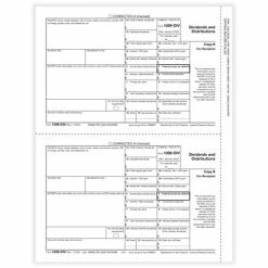 Top 10 🌟 Tax Forms ComplyRight 1099-DIV 2-Up Recipient Copy B Tax Form, 50/Pack (513150) ⭐