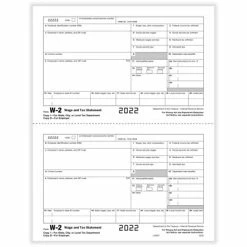Best Sale 😍 Tax Forms ComplyRight W-2 2-Up Employer Copy D Tax Form, 50/Pack (520450) 😉