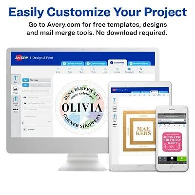 Promo 🔥 Avery TrueBlock Laser Shipping Labels, Sure Feed Technology, 3-1/3" X 4", White, 3000 Labels Per Pack (95905) 😉 - Image 3