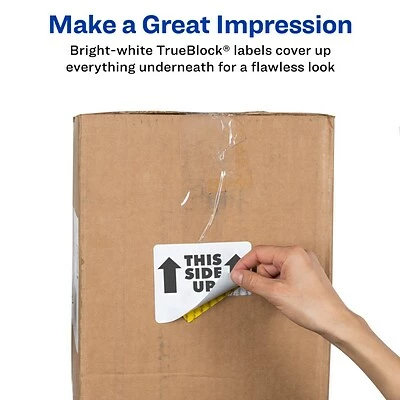 Promo 🔥 Avery TrueBlock Laser Shipping Labels, Sure Feed Technology, 3-1/3" X 4", White, 3000 Labels Per Pack (95905) 😉 - Image 5