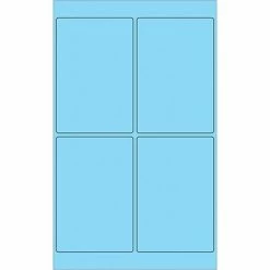 Hot Sale 🔥 Tape Logic® Rectangle Laser Labels, 4" X 6", Pastel Blue, 400/Case (LL186BE) 🌟