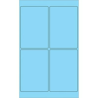 Hot Sale 🔥 Tape Logic® Rectangle Laser Labels, 4" X 6", Pastel Blue, 400/Case (LL186BE) 🌟
