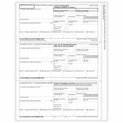 Best Pirce 👏 Tax Forms ComplyRight W-2 3-Up Employee Copies B, C, And 2 Tax Form, 50/Pack (521050) 🥰