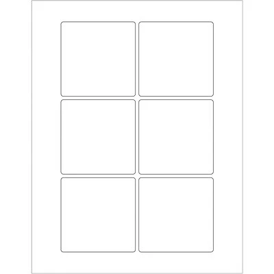 Cheap ⌛ Tape Logic® Rectangular Laser Labels, 3" X 3", White, 600/Case (LL166) 🛒