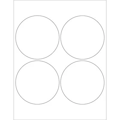 Best deal 🌟 Tape Logic® Circle Laser Labels, 4", White, 400/Case (LL148) ⭐