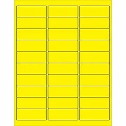 Best reviews of 🎉 Tape Logic® Rectangle Laser Labels, 2 5/8" X 1", Fluorescent Yellow, 3000/Case (LL173YE) 👍