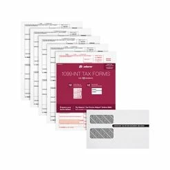 Coupon 😍 W-2 Individual Forms Adams 2022 1099-INT Tax Form, White, Dozen (STAX5INT-22) 🎉