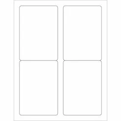 Best deal 🤩 Tape Logic® Laser Labels, Rectangle, 3 1/2" X 5", White, 400/Case (LL119) ✨