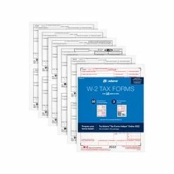 Cheapest 🌟 W-2 Individual Forms Adams 2022 W-2 Tax Form, White, 50/Pack (STAX650-22) 😀