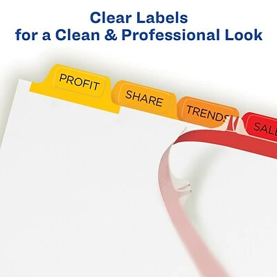 Best deal ⌛ Binder Accessories Avery Index Maker Print & Apply Label Paper Dividers, 8-Tab, Multicolor (11407) 🎁 - Image 3