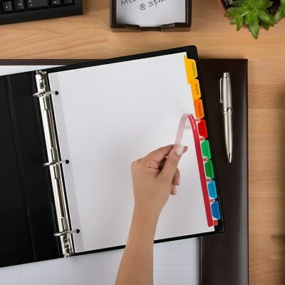 Best deal ⌛ Binder Accessories Avery Index Maker Print & Apply Label Paper Dividers, 8-Tab, Multicolor (11407) 🎁 - Image 7