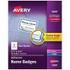 Cheap 🎉 Avery® Self-adhesive Laser And Inkjet Name Badges Avery Adhesive Name Badges, 2-1/3" X 3-3/8", White W/ Blue Border, 400/Pack (5895) 🔥