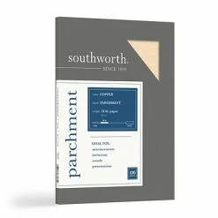 Cheap 😉 Classic Paper Southworth Parchments 8.5" X 11" Multipurpose Paper, 24 Lbs., 100 Brightness, 100/Box (P894CK/3/36) ⌛