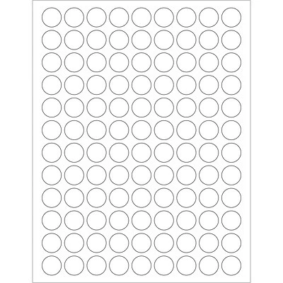 Best deal 🛒 Tape Logic® Circle Laser Labels, 3/4", White, 10800/Case (LL141) 🛒
