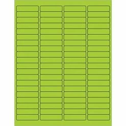 Discount 🔥 Tape Logic® Rectangle Laser Labels, 1 15/16" X 1/2", Fluorescent Green, 8000/Case (LL171GN) 🎁