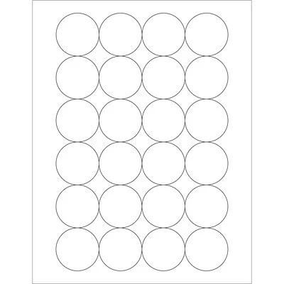 Top 10 😉 Tape Logic® Circle Laser Labels, 1 2/3", White, 2400/Case (LL149) 🛒