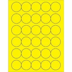 Brand new 🧨 Tape Logic® Fluorescent Circle Laser Labels, 1 1/2", Fluorescent Yellow, 3000/Case (LL192YE) 😀