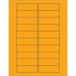 Discount ❤️ Tape Logic® Rectangle Laser Labels, 3" X 1", Fluorescent Orange, 2000/Case (LL174OR) 🛒