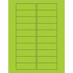 Flash Sale ✔️ Tape Logic® Rectangle Laser Labels, 3" X 1", Fluorescent Green, 2000/Case (LL174GN) 🌟