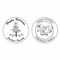 Promo ⭐ Embossers Custom Official K Holiday Pocket Embosser Seal, 1.625" Diameter ⌛