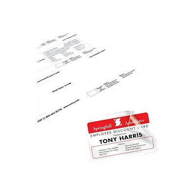 Best reviews of 🎁 Avery® Laminated I.D. And Name Badges Avery ID Cards, White, 30/Box (05361) 😉 - Image 3