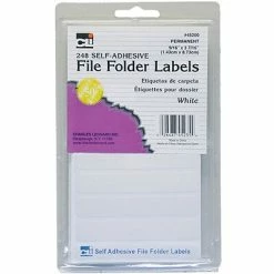 Best Sale 🔥 CLN Charles Leonard File Folder Labels, White, 6 Packs Of 248 (CHL45235) 😍