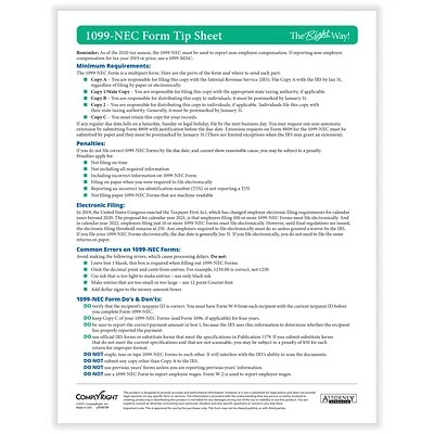 Best reviews of 🎉 ComplyRight Tax Forms TaxRight 1099-NEC 4-Part Laser Tax Form Kit With Software And Envelopes, 25/Pack (NECSC6103ES25) 👏 - Image 4