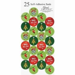 Wholesale ⌛ Masterpiece Studios® Holiday Stationery Sets Great Papers® Holiday Seals Foil String Of Light, 50/Count ⭐