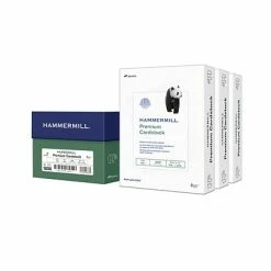 New 😉 Card Stock 🔨 Hammermill Premium 110 Lb. Cardstock Paper, 8.5" X 11", White, 600 Sheets/Carton (168380) 🤩