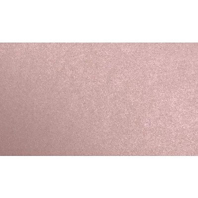 Outlet 🎉 Note Cards & Postcards LUX #3 Mini Flat Card (2 X 3 1/2) 50/Pack, Misty Rose Metallic - Sirio Pearl® (4070-M203-50) ⌛