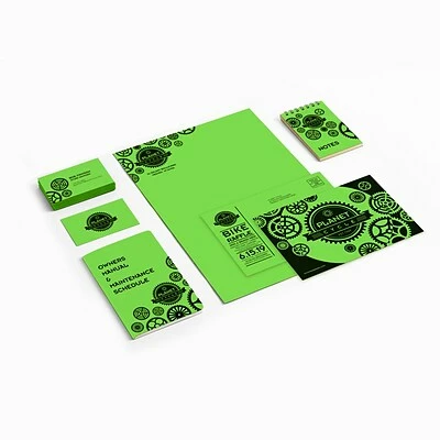 New 🎁 Card Stock Astrobrights 65 Lb. Cardstock Paper, 8.5" X 11", Martian Green, 250 Sheets/Pack (WAU21811) ✨ - Image 3