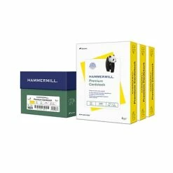 Best deal 🧨 Card Stock 🔨 Hammermill Premium 110 Lb. Cardstock Paper, 8.5" X 11", Yellow, 600 Sheets/Carton (168370) 🤩
