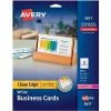Cheap 🌟 Avery® Clean Edge Laser Business Cards Avery® Clean Edge® Printable Laser Business Cards, 2" X 3.5", White, 200/Pack (5871) 🌟